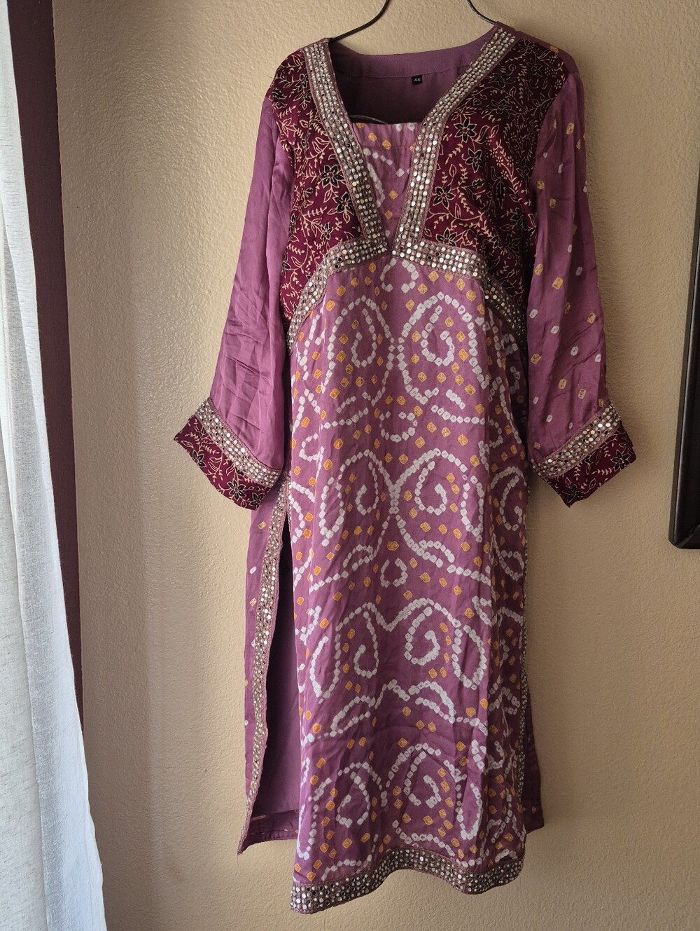Embroidered Mauve/Purple Pakistani Salwar Kameez Set